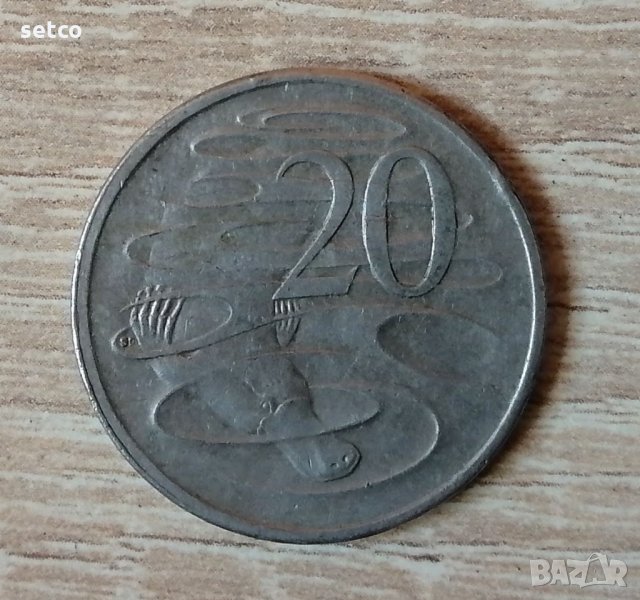 20 цента 2001 Австралия е235, снимка 1