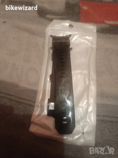 Силиконова каишка Съвместима за Samsung Galaxy Watch Ultra Bands 47mm черна НОВА, снимка 1