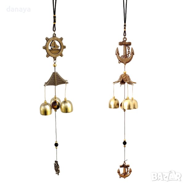 4049 Вятърен чан с морски елементи вятърен звънец, снимка 1