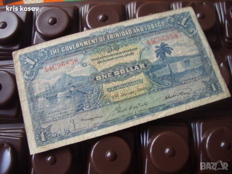 Тринидад и Тобаго 1 долар  1 януари 1939 г., снимка 1