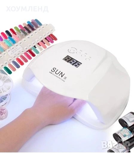 Комбинирана лампа за маникюр 54W UV/LED SUN, снимка 1