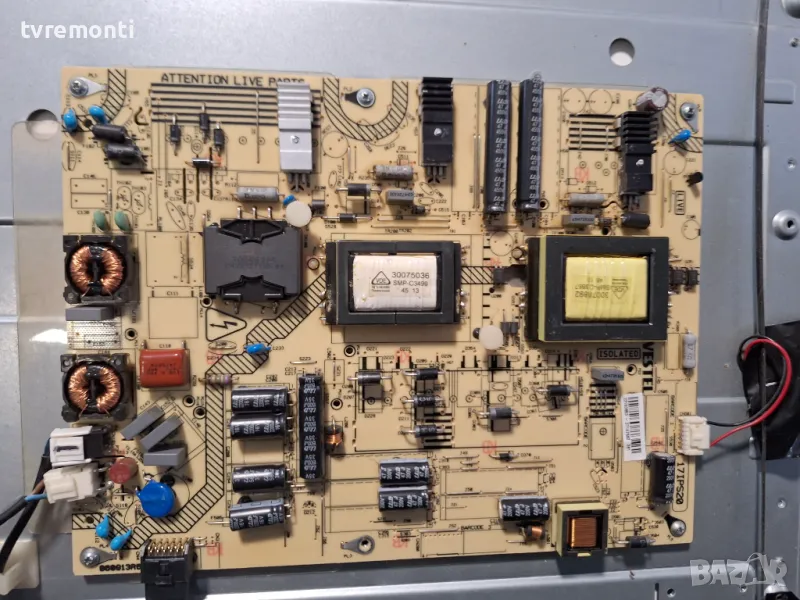 POWER BOARD ,17IPS20 , for телевизор Dual DLE39F182P3CV2 ,for 39inc DISPLAY VES390UNDA-01 , снимка 1