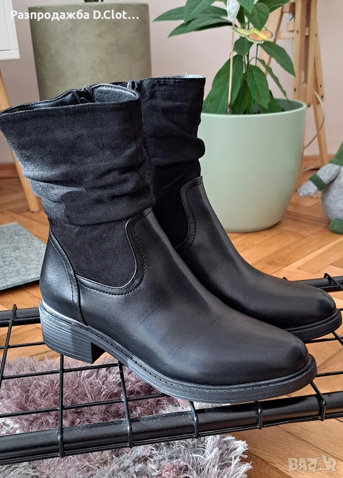 нови боти 39,кецове естествен велур 39 номер , снимка 1