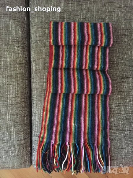 Пъстър шал Gant (вълна), снимка 1