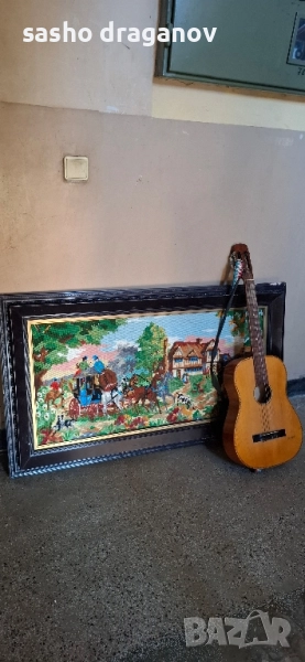 Голям гоблен - ръчно шит, снимка 1