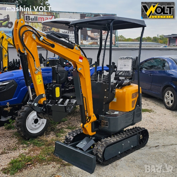 Мини багер NT-E10 1 тон, с чупеща стрела, снимка 1