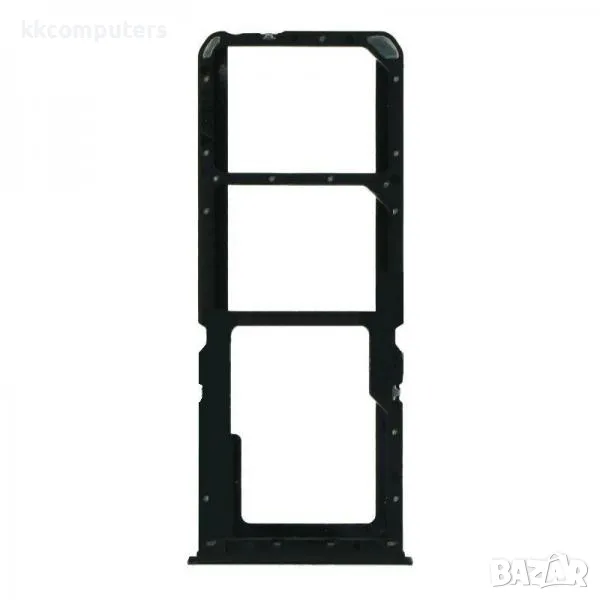 SIM / MicroSD държач /Черен/ за OPPO A5 (2020) Баркод : 240671, снимка 1