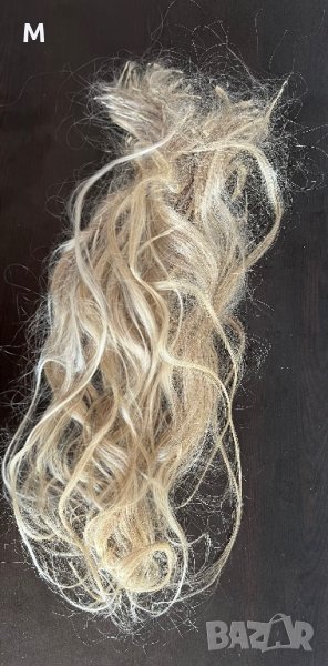 Естествена коса на кичури с кератин, снимка 1
