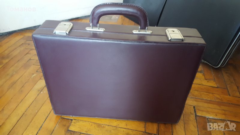 Ново кожено дипломатическо куфарче, чанта, куфар, снимка 1
