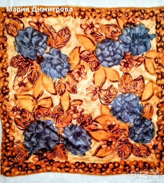 Копринен шал / картина, снимка 1