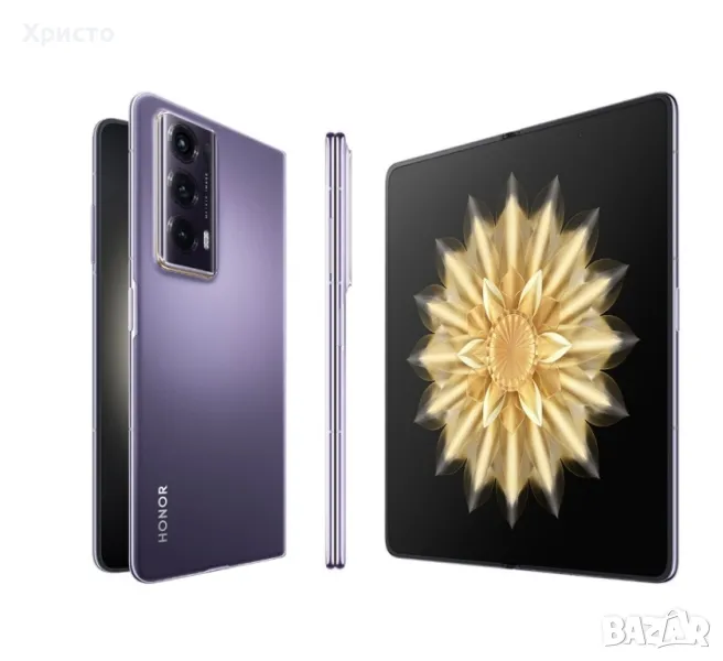 НОВ!!! Honor Magic V2, Dual SIM, 16GB RAM, 512GB, 5G, Purple, снимка 1