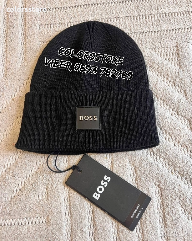 Мъжка шапка Boss код IM74H, снимка 1