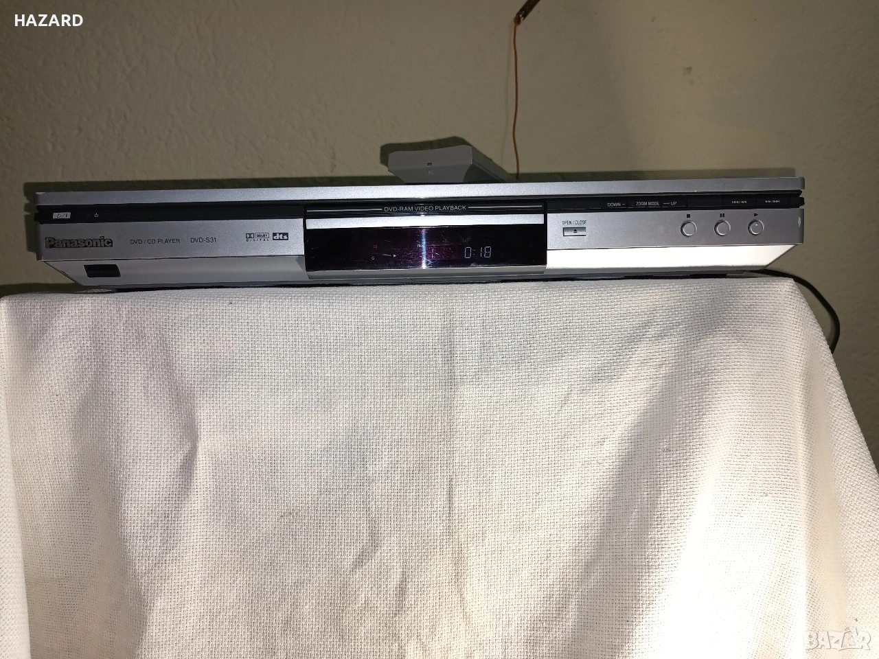  ///РЕЗЕРВИРАН/// Panasonic DVD-S31, снимка 1