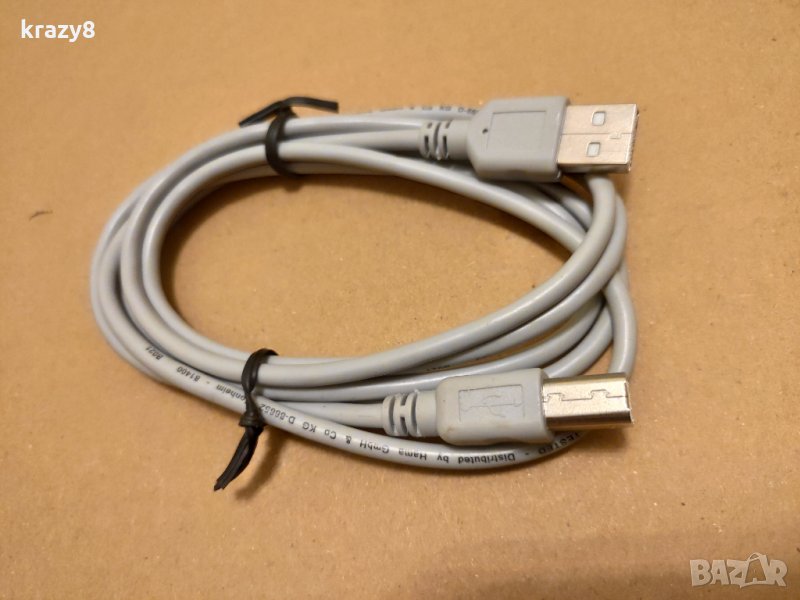 Кабели за принтер USB Type A към Type B, снимка 1