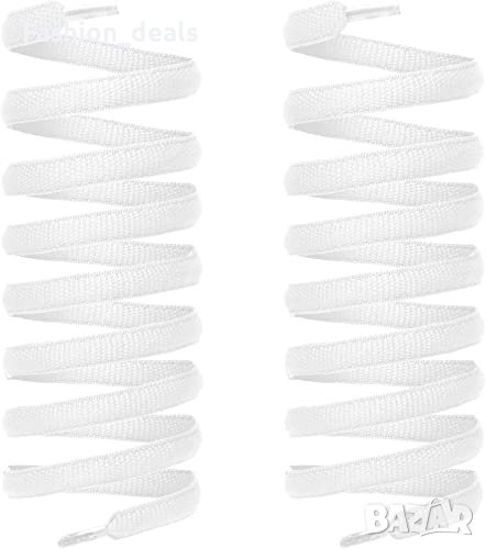 Нови 2 чифта овални връзки 120 см за спортни обувки маратонки бягане , снимка 1