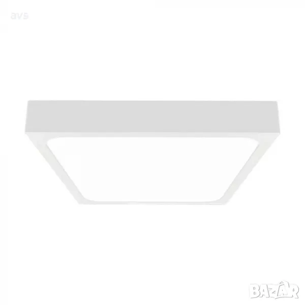 LED плафон квадратен 18W 6500K VT-8618 V-TAC бял, снимка 1