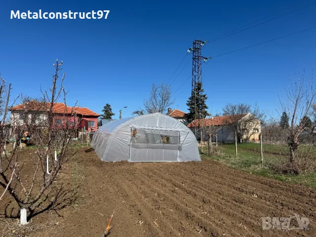 Производство и монтаж на Тунелни оранжерии 6м ширина, снимка 1