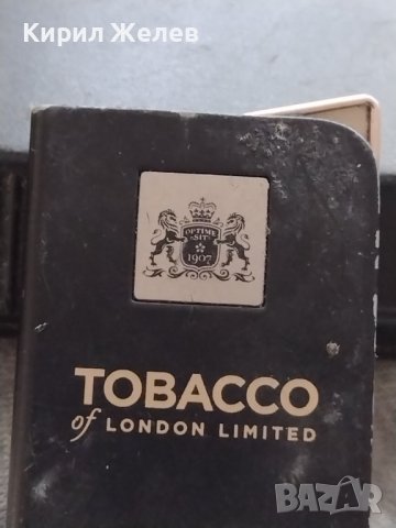 МАРКОВА МЕТАЛНА ЗАПАЛКА TOBACCO LONDON LIMITED МНОГО КРАСИВА СТИЛЕН ДИЗАЙН 34125, снимка 7 - Запалки - 39027571