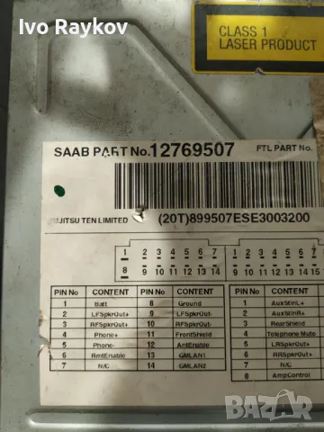 Radio , CD конзола за Cadillac BLS , Saab 9-3 Face Lift , 12769507 , снимка 4 - Части - 47651908