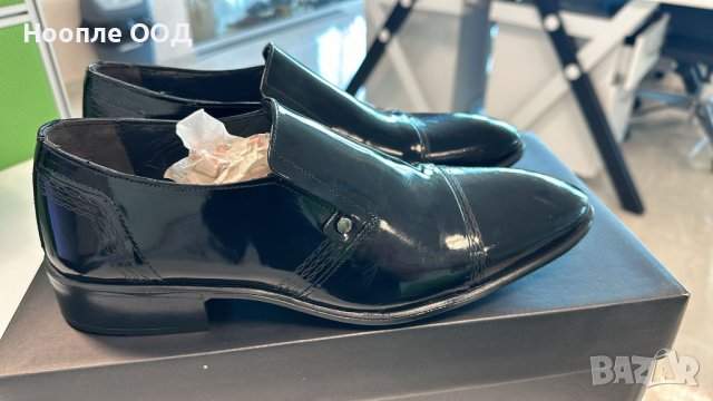 Мъжки елегантни обувки 382653 - черни 