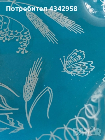 Filigranglas Germany. Стъклена купичка., снимка 3 - Антикварни и старинни предмети - 52534730