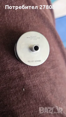 Ретро лабораторен държач за мембранни филтри на Sartorius 50 mm (Западна Германия / ГДР)