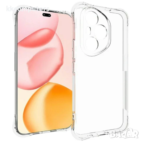 Honor 400 Pro 5G Прозрачен TPU Калъф с Усилени Ъгли и Скрийн Протектор