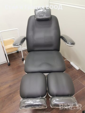 Стол за педикюр Plant (3 мотора) 168 x 56/81,5 x 54/128 см - тъмно сив, снимка 4 - Педикюр и маникюр - 32572098