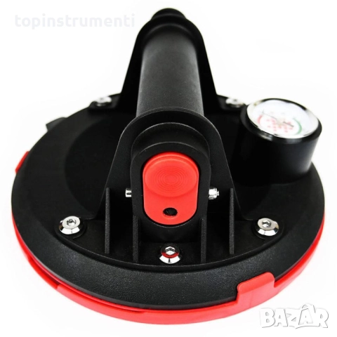 Вакуум вендуза с манометър и помпа, SHIJING P611, 200 мм, до 110 кг в куфар, снимка 5 - Други инструменти - 52564208