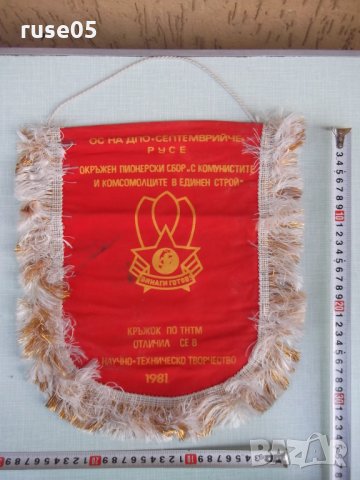 Флагче наградно "Кръжок по ТНТМ отличил се в НТТ-1981г-Русе"