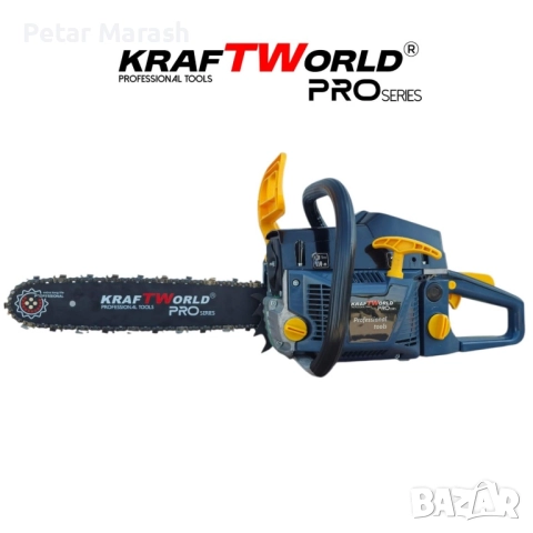 Бензинова резачка KraftWorld PRO 7.5 HP, 72cc, Easy Start, антивибрационна система, снимка 4 - Градинска техника - 52222936
