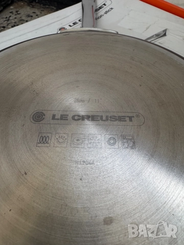 Премиум Тиган Le Creuset Shallow Frying Pan 28 см - Незалепващ, Здрав, Универсален Тиган!, снимка 5 - Съдове за готвене - 52561541