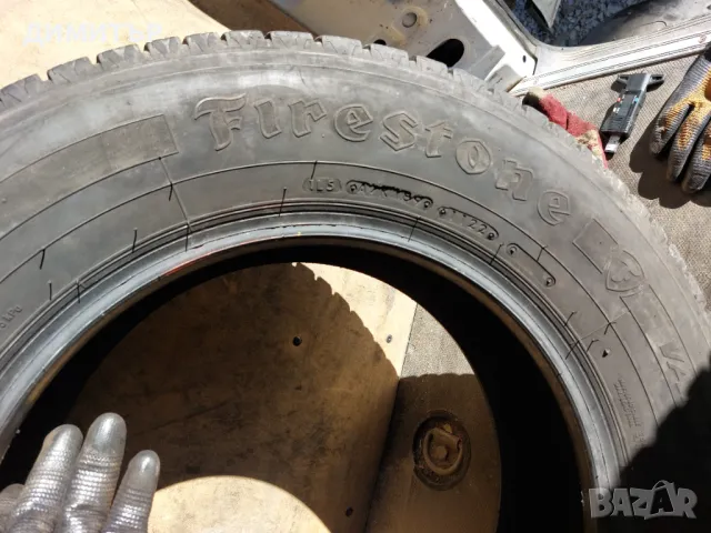 4бр.зимни FIRESTONE 235/65/16C 115R DOT 1122, снимка 6 - Гуми и джанти - 48599446