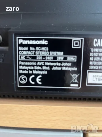 Аудио система Panasonic SC-HC3, снимка 12 - Аудиосистеми - 56119344