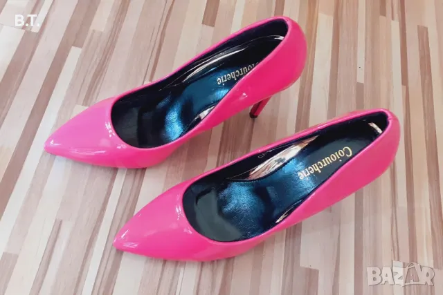 Продавам - Дамски лачени елегантни обувки - 35 номер, снимка 6 - Дамски обувки на ток - 47722056