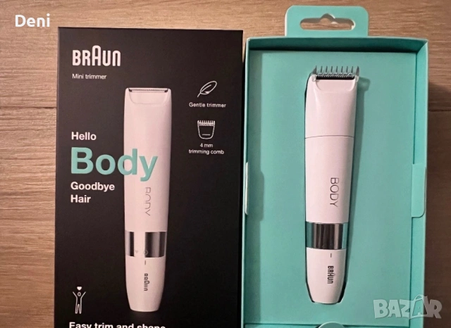 Braun Тример за тяло BS1000 Нов, снимка 2 - Тримери - 54199476