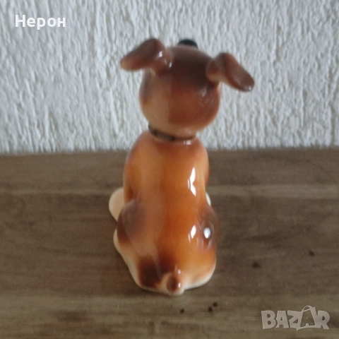 Порцеланово куче /фигурка/солница, снимка 10 - Статуетки - 52499811