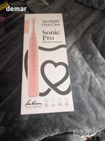 Електрическа четка за зъби Blush Pink Sonic Pro, розова, снимка 9 - Други - 51543356