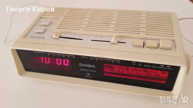 радио часовник Saba 