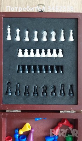 шах кутия дървена за ценители , снимка 6 - Шах и табла - 50829812