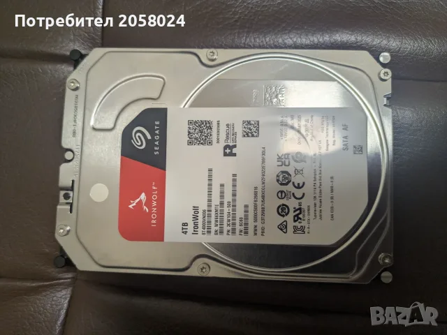 Твърд диск 4TB Seagate IronWolf 3.5