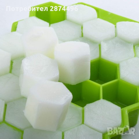 2959 Ледена пчелна пита - форма за 37 ледени кубчета , снимка 10 - Други стоки за дома - 35356287