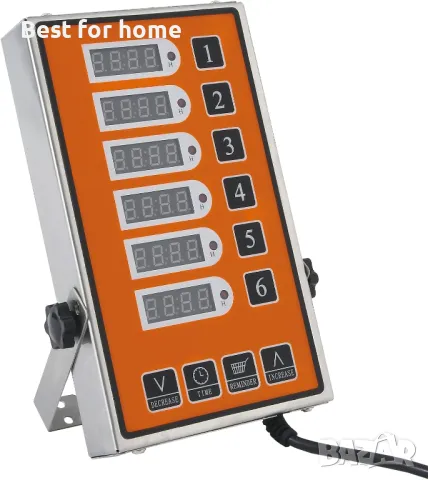 Шест канален кухненски таймер-дигитален с функция напомняне YOOYIST, снимка 2 - Обзавеждане на кухня - 50045364