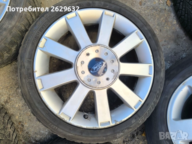 Джанти 16 с зимни гуми за Форд 4x108, снимка 5 - Гуми и джанти - 52268692