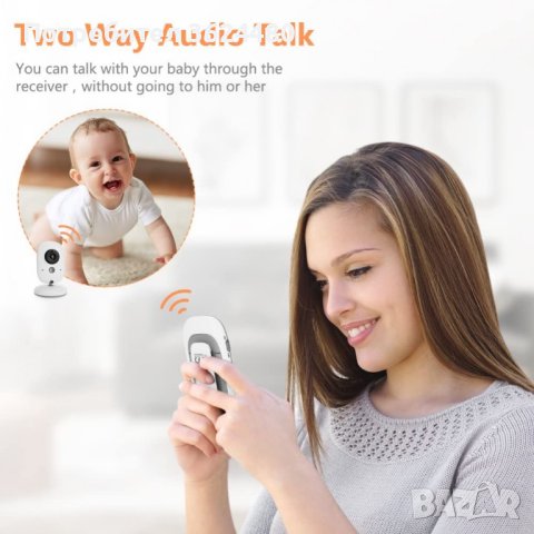 Видео бебефон с камера и монитор, снимка 4 - Бебефони - 42500108