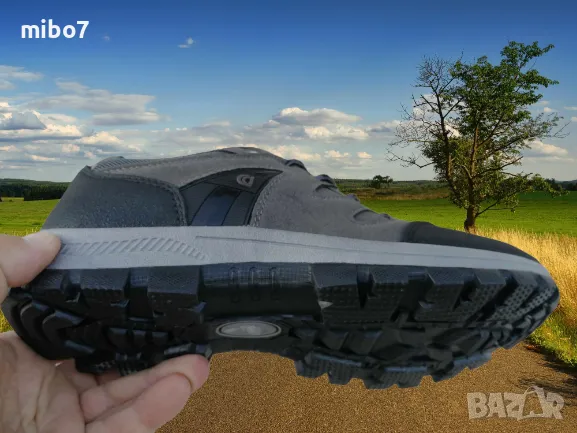  Мъжки маратонки с гумено директно излято ходило в сиво, мод.02- CAIDAI, снимка 5 - Спортни обувки - 39943870