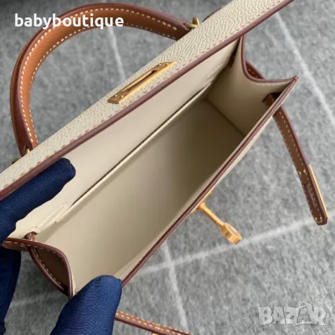 HSS Hermes kelly mini two tones, снимка 8 - Чанти - 49242394