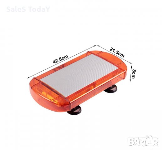 Сигнална лампа, диоден маяк, 425/215/80мм, 10 режима, 12/24V, снимка 4 - Аксесоари и консумативи - 34523788