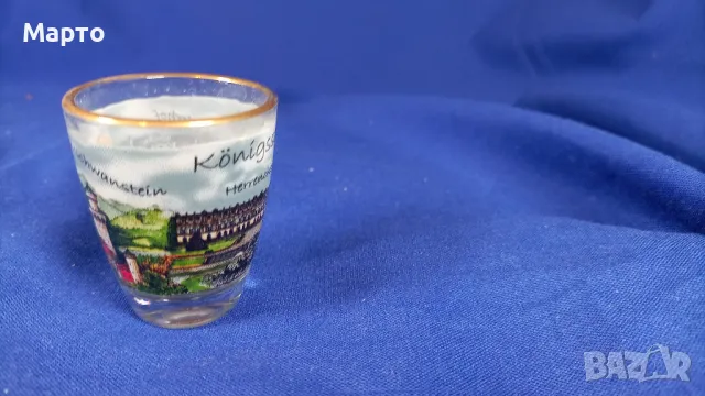 Малки шотчета за концентрат, картинки, колекционерски, златен кант, снимка 5 - Колекции - 50203787