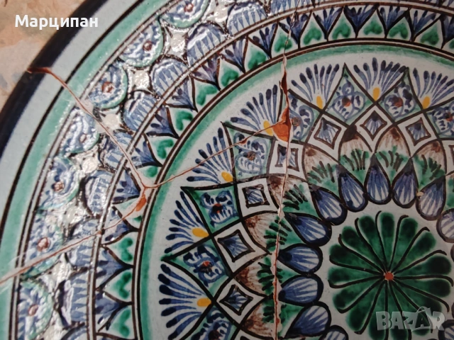 Керамични чинии от Узбекистан, снимка 4 - Антикварни и старинни предмети - 53118993